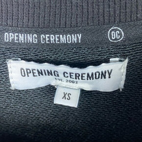 Opening Ceremony IOU Short Sleeve Sweatshirt Tee Size XS Bling Sequins Top Shirt - Picture 5 of 11